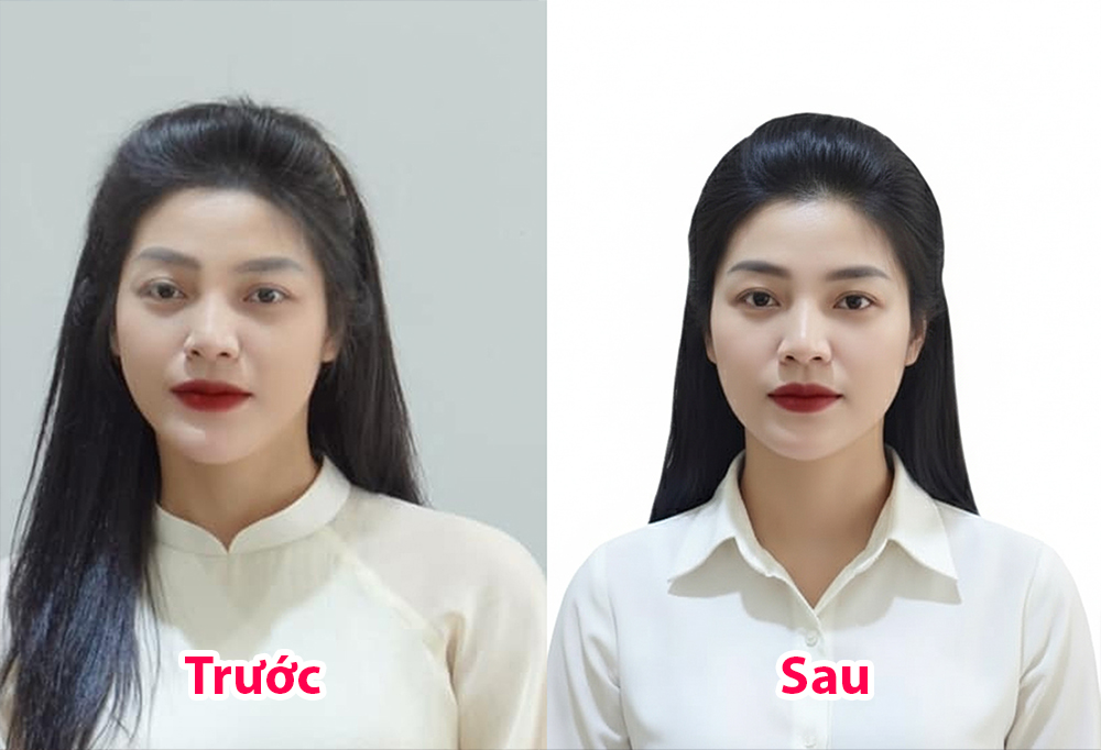 Chỉnh ảnh thẻ online lấy liền