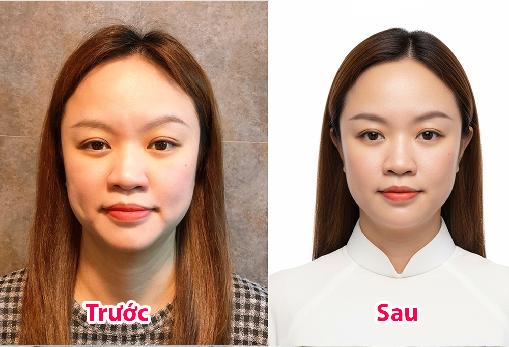 Chỉnh ảnh thẻ online lấy liền